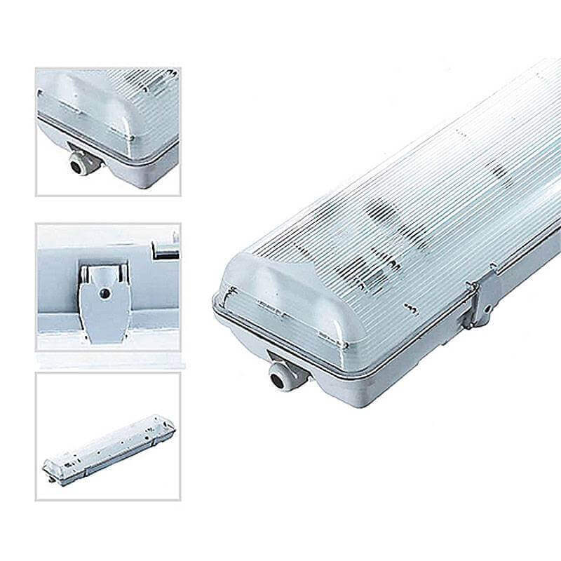 TUBE LED ÉTANCHE IP65 2 x 120 TUBE LED ÉTANCHE IP65 2 x 120