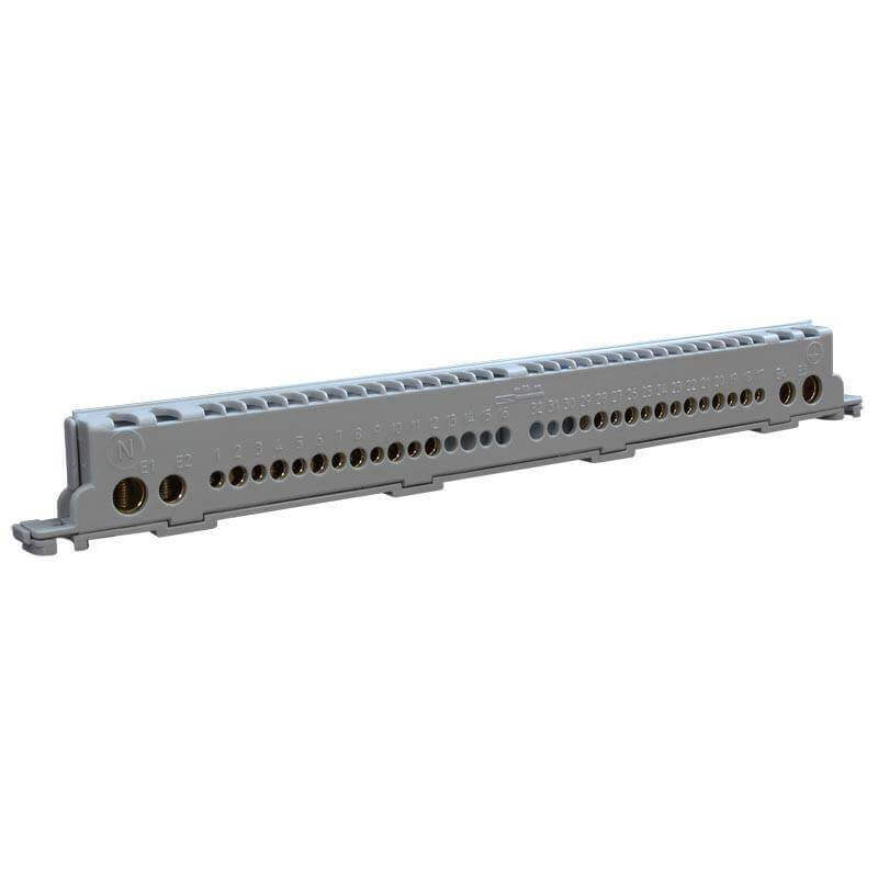 Bornier pour Coffret IP55 12 à 18 modules