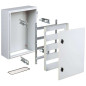Coffret modulaire Métallique 400 X 300 X 200 IP66 3 X 11 (33 Mod) Coffret modulaire Métallique 400 X 300 X 200 IP66 3 X 11 (33 Mod)