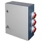 Coffret de Chantier Métallique 6 prises 2P+T - 1 X 3P+N+T 16A - 1 X 3P+N+T 32A