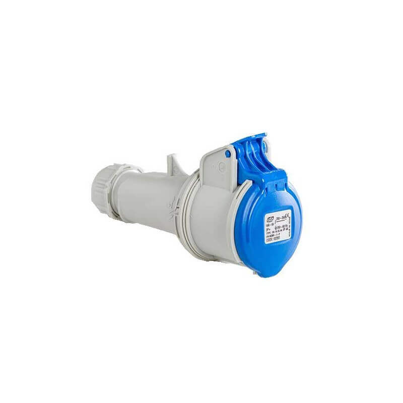 Fiche femelle 2P+T 32A - 230V - IP44 Fiche femelle 2P+T 32A - 230V - IP44