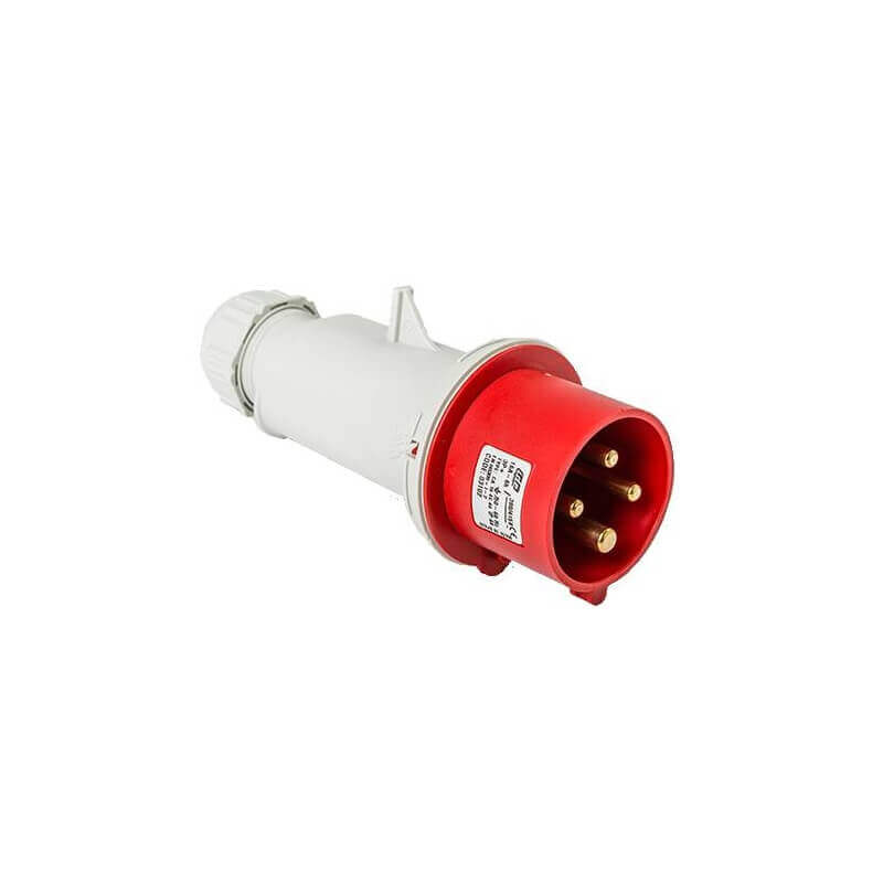 Fiche mâle 3P+T 32A - 380V - IP44 Fiche mâle 3P+T 32A - 380V - IP44