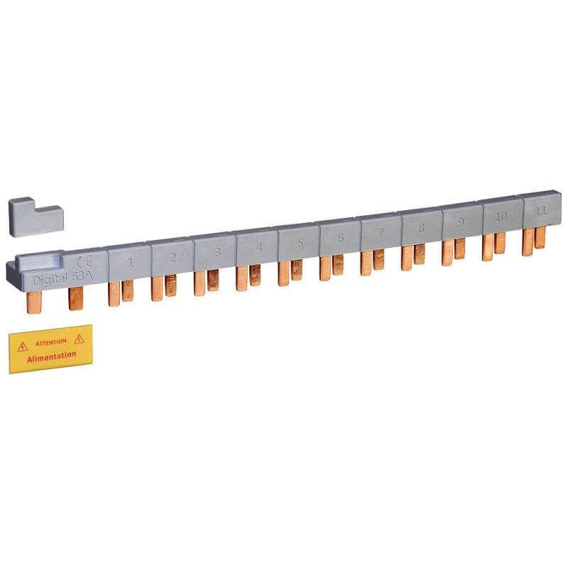 Peigne de raccordement 2X63A ID/DPN Peigne de raccordement 2X63A ID/DPN