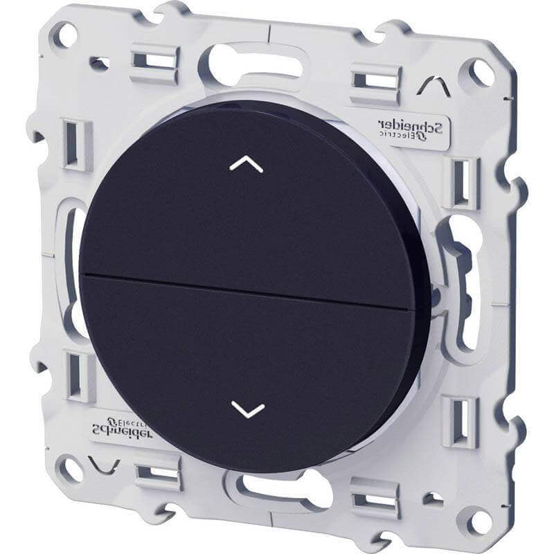 Schneider Odace Interrupteur volet roulant Anthracite Schneider Odace Interrupteur volet roulant Anthracite