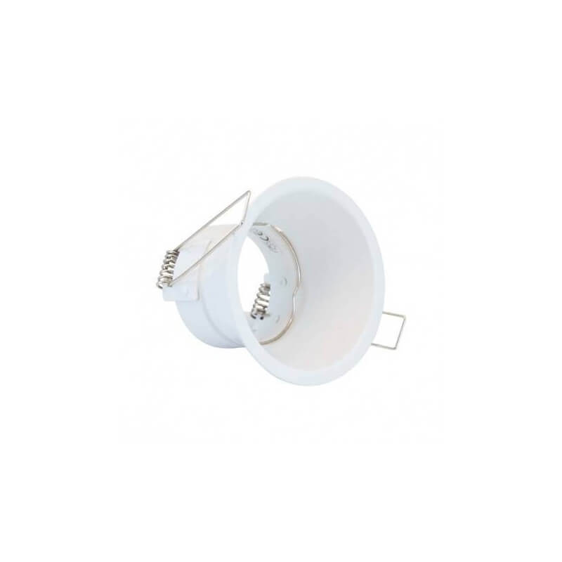 Support de spot basse luminance Rond Blanc Ø82 x 72 mm IP20