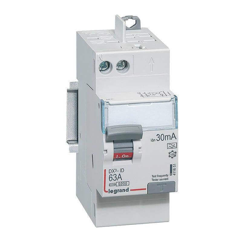 Interrupteur Différentiel LEGRAND 63A Type A 30mA Auto Interrupteur Différentiel LEGRAND 63A Type A 30mA Auto