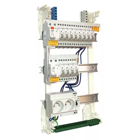 Tableau électrique équipé T1-T2 avec chauffage