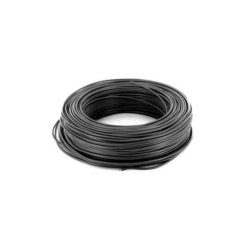 Fil rigide HO7VU - 1,5mm² Noir Fil rigide HO7VU - 1,5mm² Noir