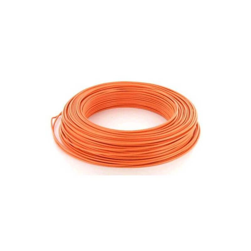 Fil rigide HO7VU - 1,5mm² Orange Fil rigide HO7VU - 1,5mm² Orange