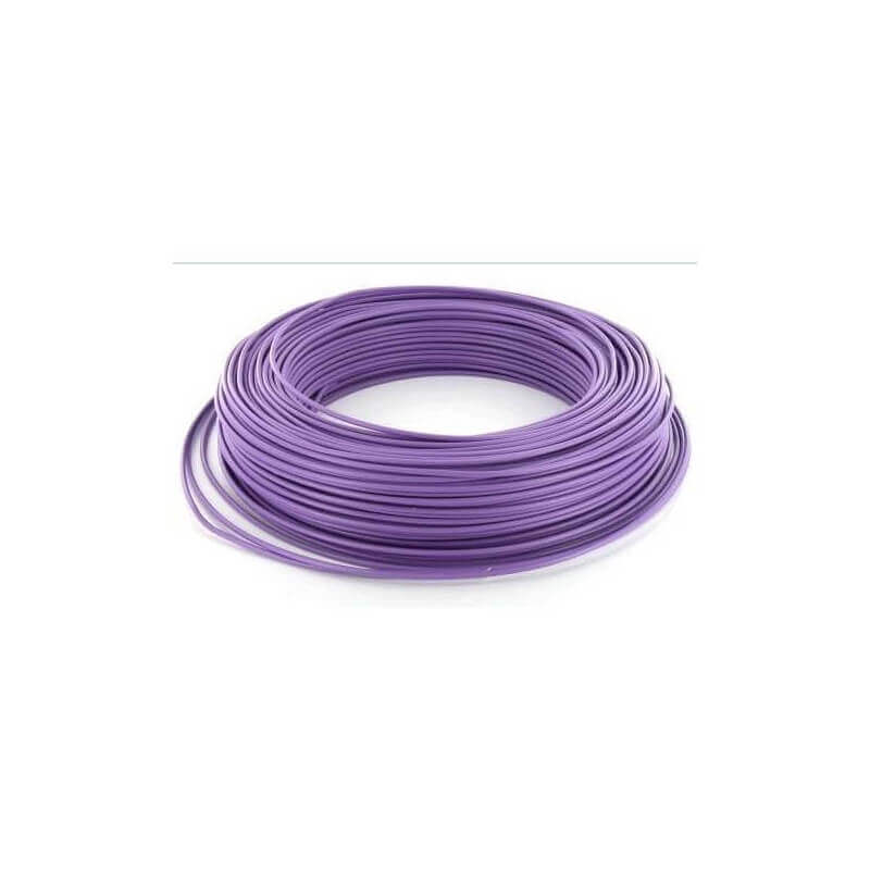Fil rigide HO7VU - 1,5mm² Violet Fil rigide HO7VU - 1,5mm² Violet