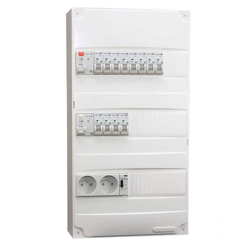 Tableau électrique équipé 35 m² + chauffage Tableau électrique équipé 35 m² + chauffage