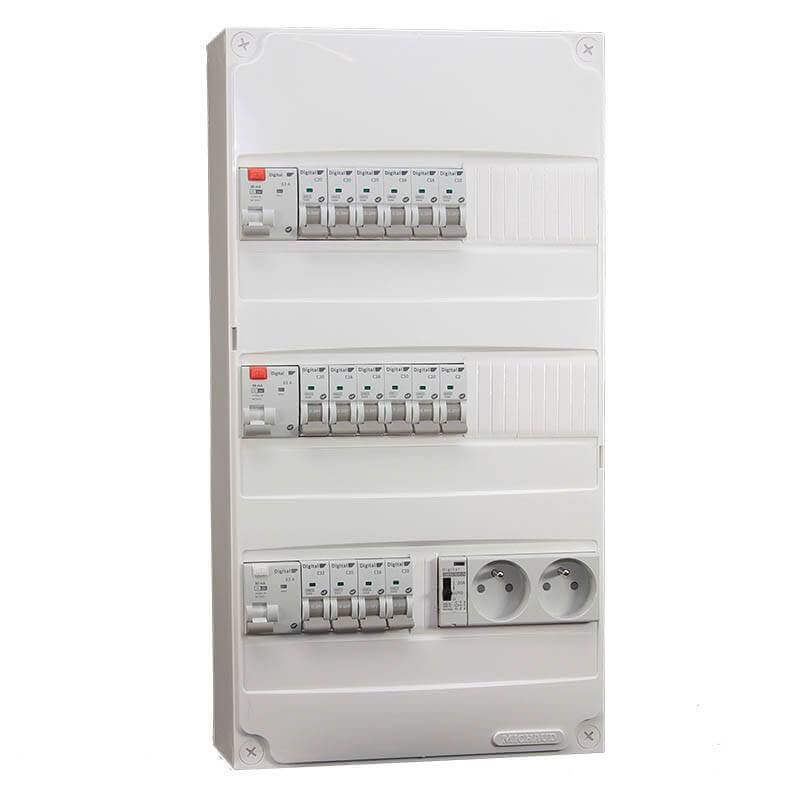 Tableau électrique équipé T3-T4 avec chauffage Tableau électrique équipé T3-T4 avec chauffage