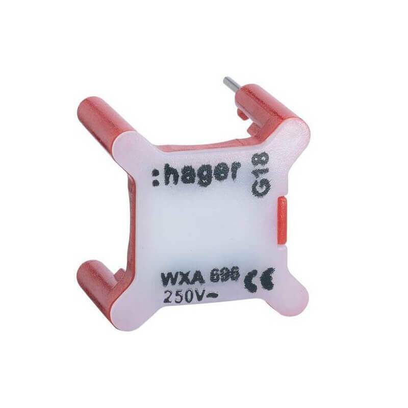 Voyant pour Interrupteur Hager Gallery 230V Rouge Voyant pour Interrupteur Hager Gallery 230V Rouge