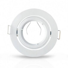 Support spot rond orientable plafond