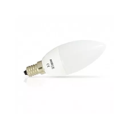 Ampoule LED E14 Flamme 6W 4000K Blister x 2