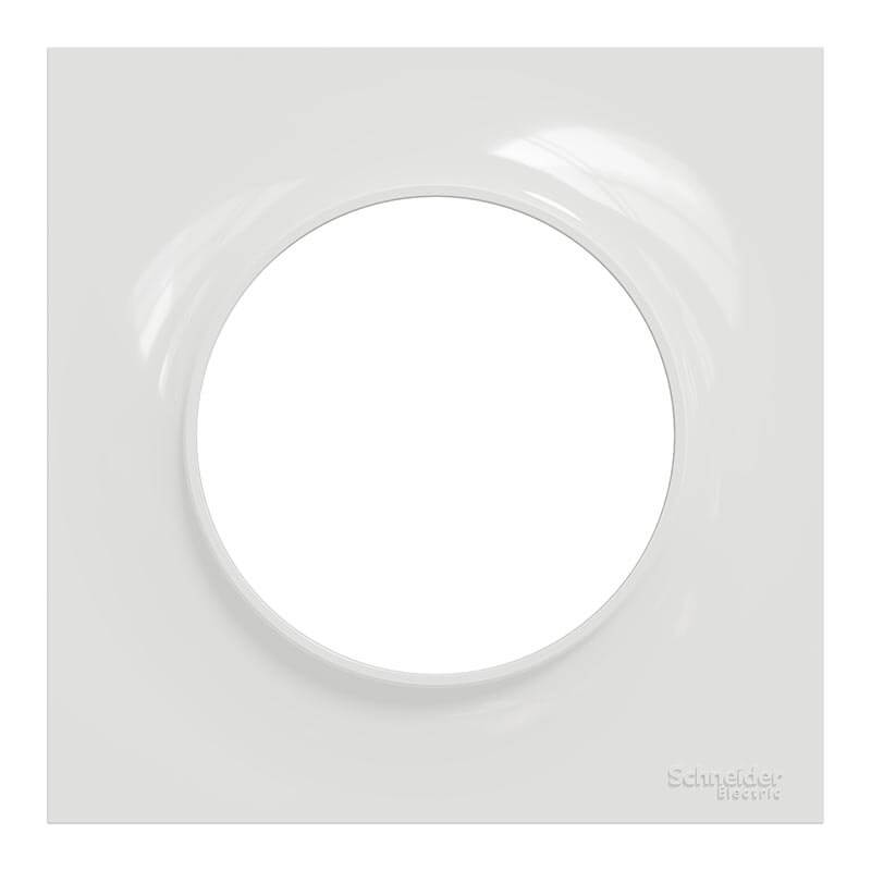 Plaque Simple Blanc