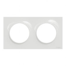 Plaque Double Blanc