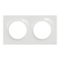 Schneider Odace Plaque Double Blanc Schneider Odace Plaque Double Blanc