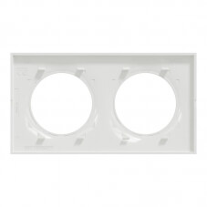 Plaque Double Blanc