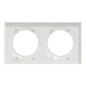 Schneider Odace Plaque Double Blanc Schneider Odace Plaque Double Blanc