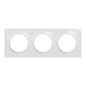 Schneider Odace Plaque Triple Blanc Schneider Odace Plaque Triple Blanc