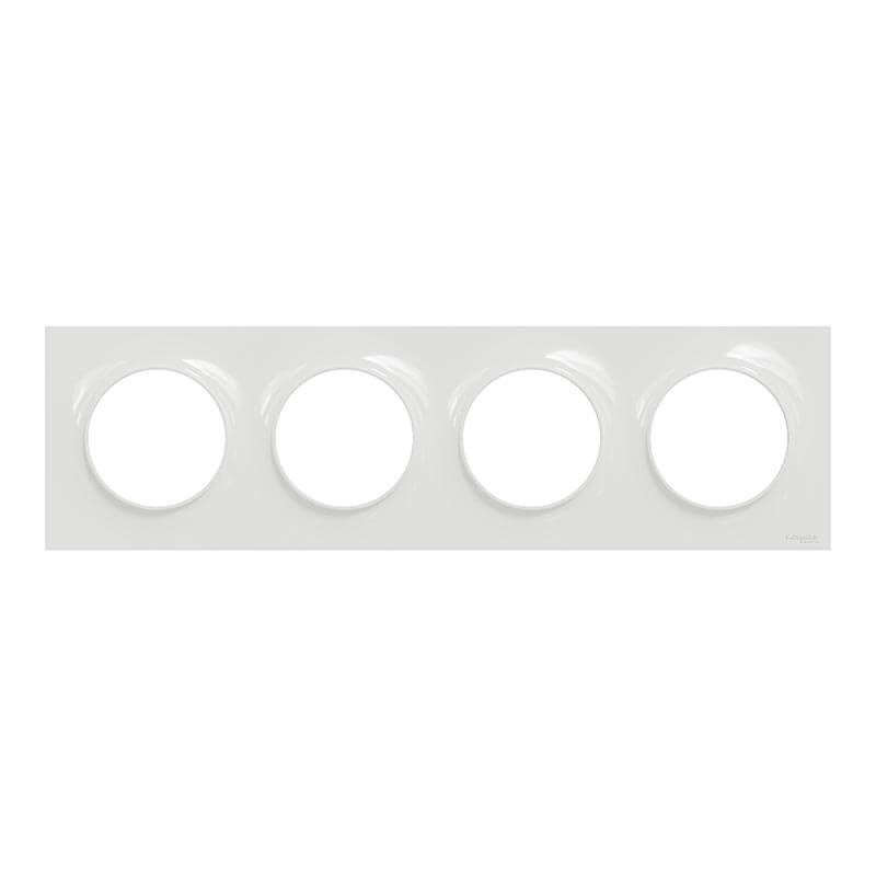 Plaque Quadruple Blanc Plaque Quadruple Blanc