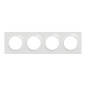 Plaque Quadruple Blanc Plaque Quadruple Blanc