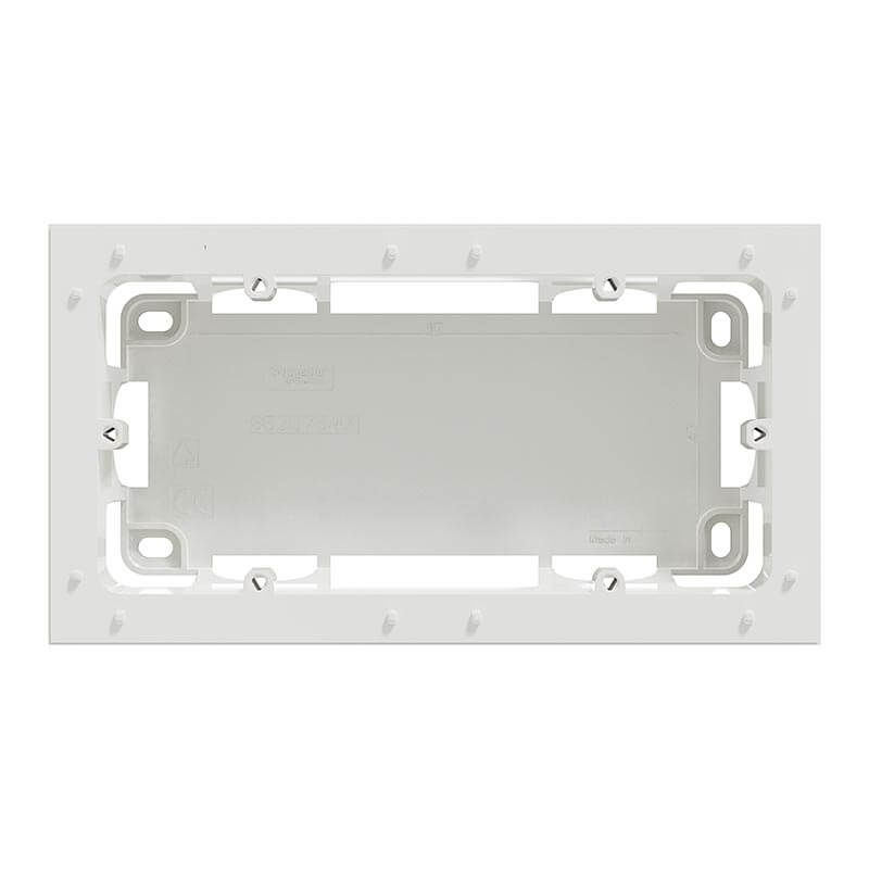 Schneider Odace boîte pour montage en saillie Blanc, 2 poste Schneider Odace boîte pour montage en saillie Blanc, 2 poste