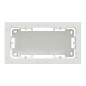 Schneider Odace boîte pour montage en saillie Blanc, 2 postes Schneider Odace boîte pour montage en saillie Blanc, 2 postes