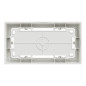 Schneider Odace boîte pour montage en saillie Blanc, 2 postes Schneider Odace boîte pour montage en saillie Blanc, 2 postes