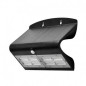 Applique Murale LED Solaire 6.8W 4000K Noir + Détecteur Applique Murale LED Solaire 6.8W 4000K Noir + Détecteur