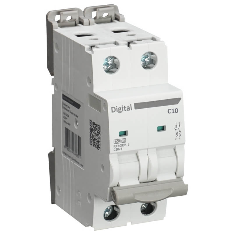 Disjoncteur différentiel C-10A hager (2 pôles, 10 mA, 2 modules)