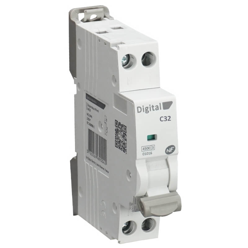 Disjoncteur Phase + Neutre 32A Disjoncteur Phase + Neutre 32A