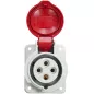 Prise de Courant Européenne Encastrable 3P+T 32A - 380V IP 44 Prise de Courant Européenne Encastrable 3P+T 32A - 380V IP 44