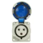 Prise de Courant Européenne Encastrable 2P+T 32A - 220V IP 67 Prise de Courant Européenne Encastrable 2P+T 32A - 220V IP 67