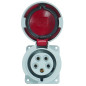 Prise de Courant Européenne socle 3P+N+T 16A - 380V - IP67 Prise de Courant Européenne socle 3P+N+T 16A - 380V - IP67