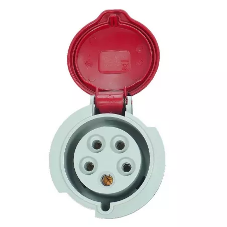 Fiche femelle 3P+N+T 16A -380V - IP44