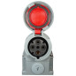 Prise de Courant Européenne socle 3P+T 63A - 380V IP 67 Prise de Courant Européenne socle 3P+T 63A - 380V IP 67