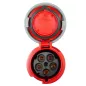Fiche femelle 3P+N+T 63A -380V - IP67 Fiche femelle 3P+N+T 63A -380V - IP67