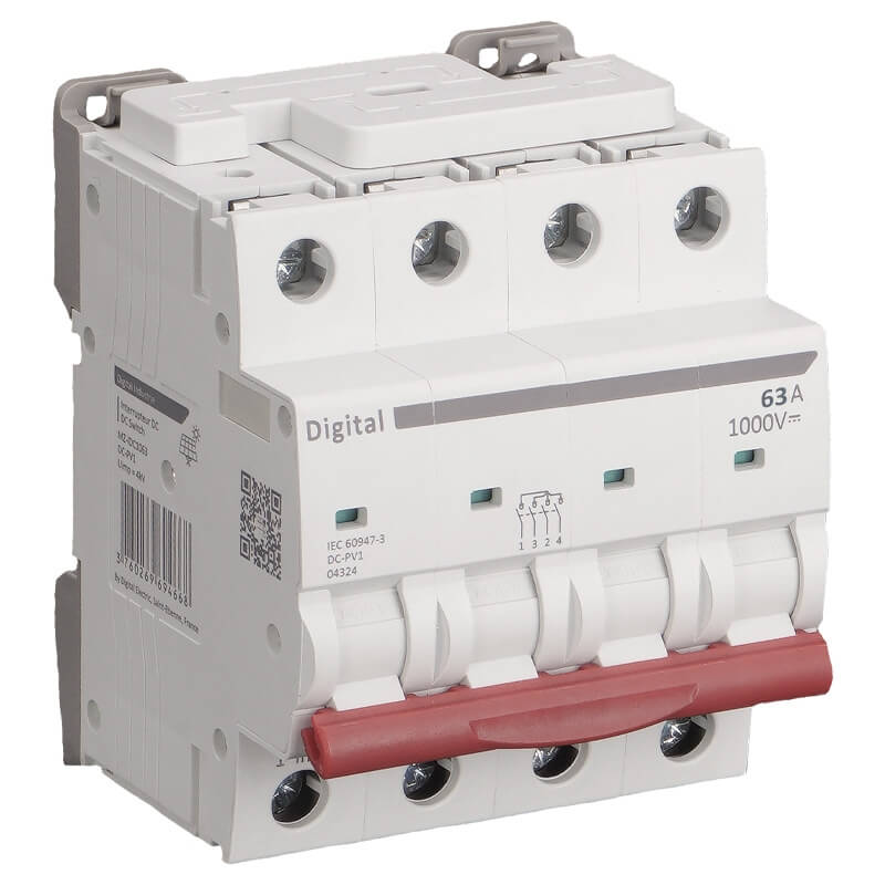 Interrupteurs Sectionneurs 63A 1000Vdc Interrupteurs Sectionneurs 63A 1000Vdc