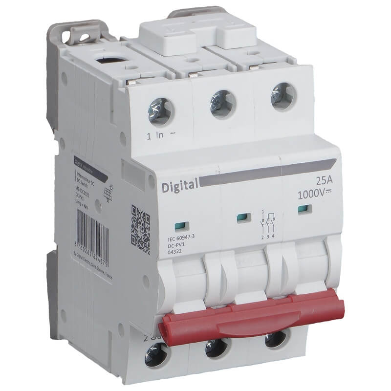 Interrupteurs Sectionneurs 25A 1000Vdc Interrupteurs Sectionneurs 25A 1000Vdc