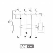 Interrupteur Différentiel Tetrapolaire 63A Type AC 300mA