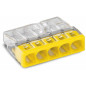 Borne de raccordement Wago COMPACT 5 conducteurs X100 Borne de raccordement Wago COMPACT 5 conducteurs X100