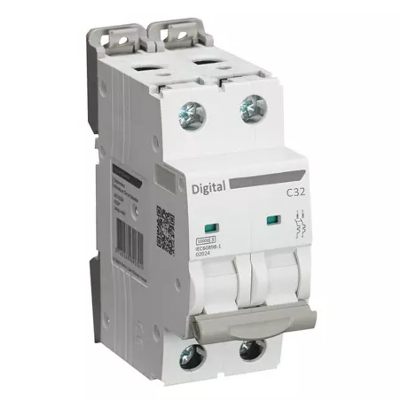 Disjoncteur Bipolaire 32A - 10KA