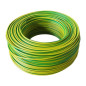 Fil rigide HO7V-R - 6mm² Jaune / Vert par 100m Fil rigide HO7V-R - 6mm² Jaune / Vert par 100m