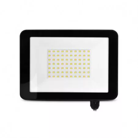 Projecteur LED Plat Noir 50W 3000K IP65