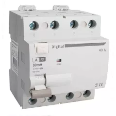 5 Interrupteurs Différentiels Tétrapolaire 40A Type A 30mA
