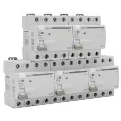 5 Interrupteurs Différentiels Tétrapolaire 40A Type A 30mA Digital Electric