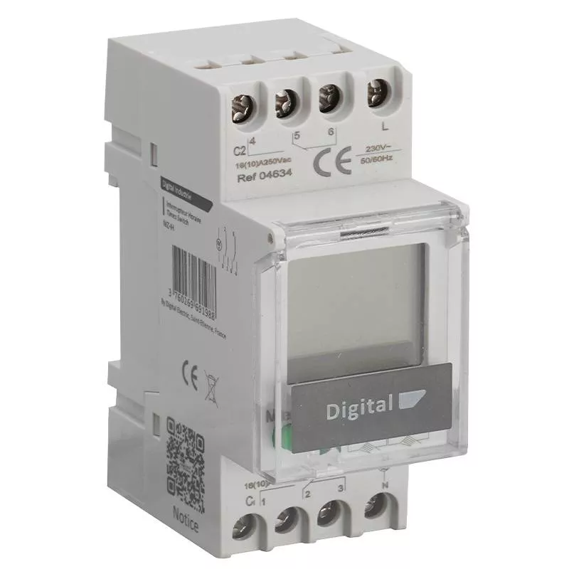 Inter Horaire Électronique 16A 24H/7Jrs 2 Zones Inter Horaire Électronique 16A 24H/7Jrs 2 Zones