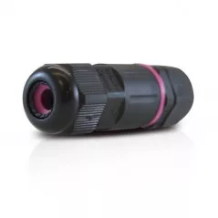 Connecteurs Étanche IP68 250V Noir 3 Fils qté 4